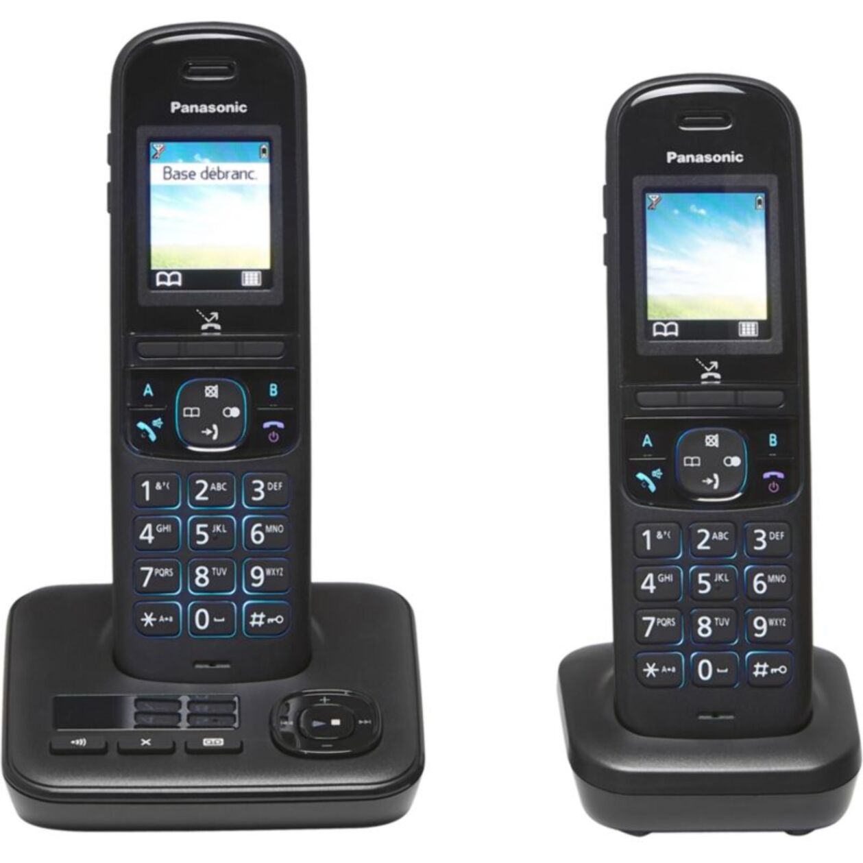 Téléphone sans fil PANASONIC KX-TGH722FRB