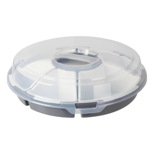 juego de servir en polipropileno ø33x9cm blanco