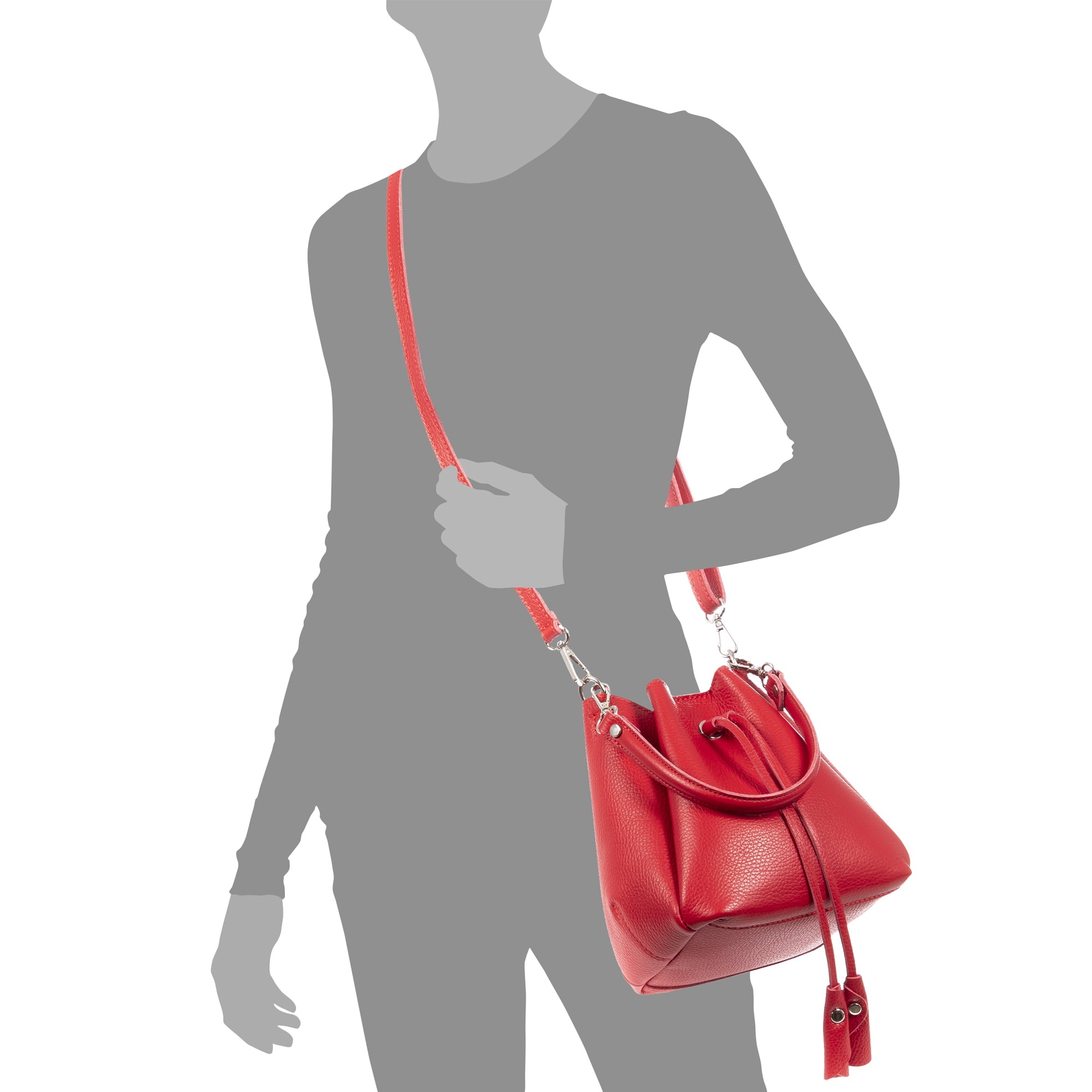 Idea Bolso de mano Mujer. Piel auténtica Dollaro.