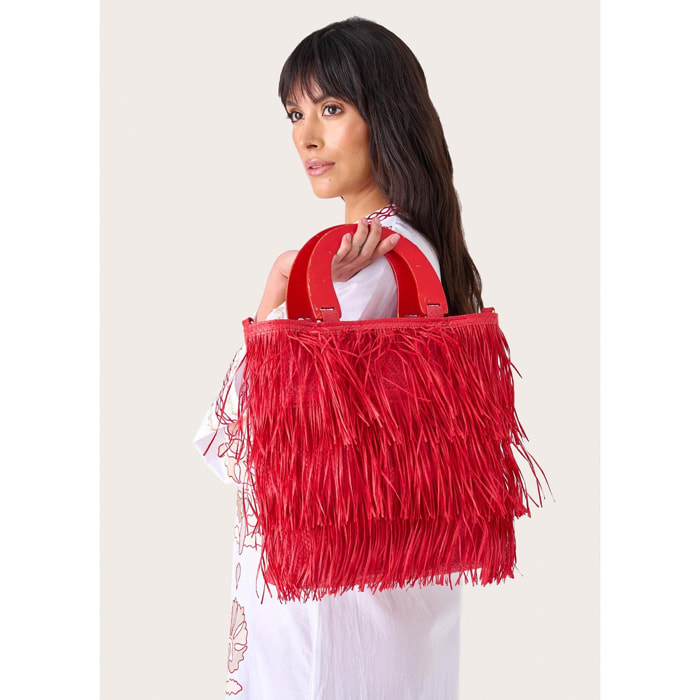 Camomilla - Borsa a tracolla BIBIANA in fibra naturale per donna