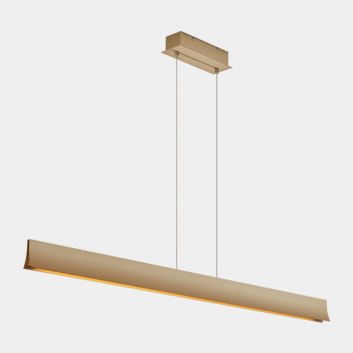 LEDS C4 Colgante Bravo LED 40.7 Blanco cálido - 3000K ON-OFF Oro 3075lm