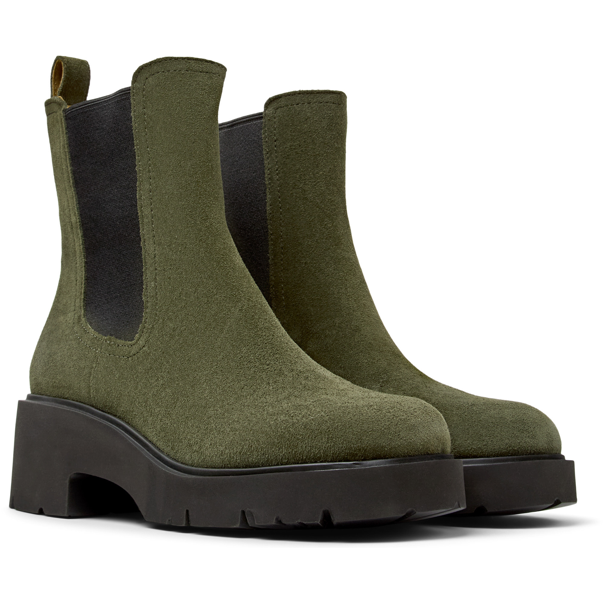 CAMPER Milah - Botines Mujer Verde