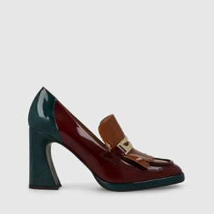 MOCASINES BURDEOS LIZEN