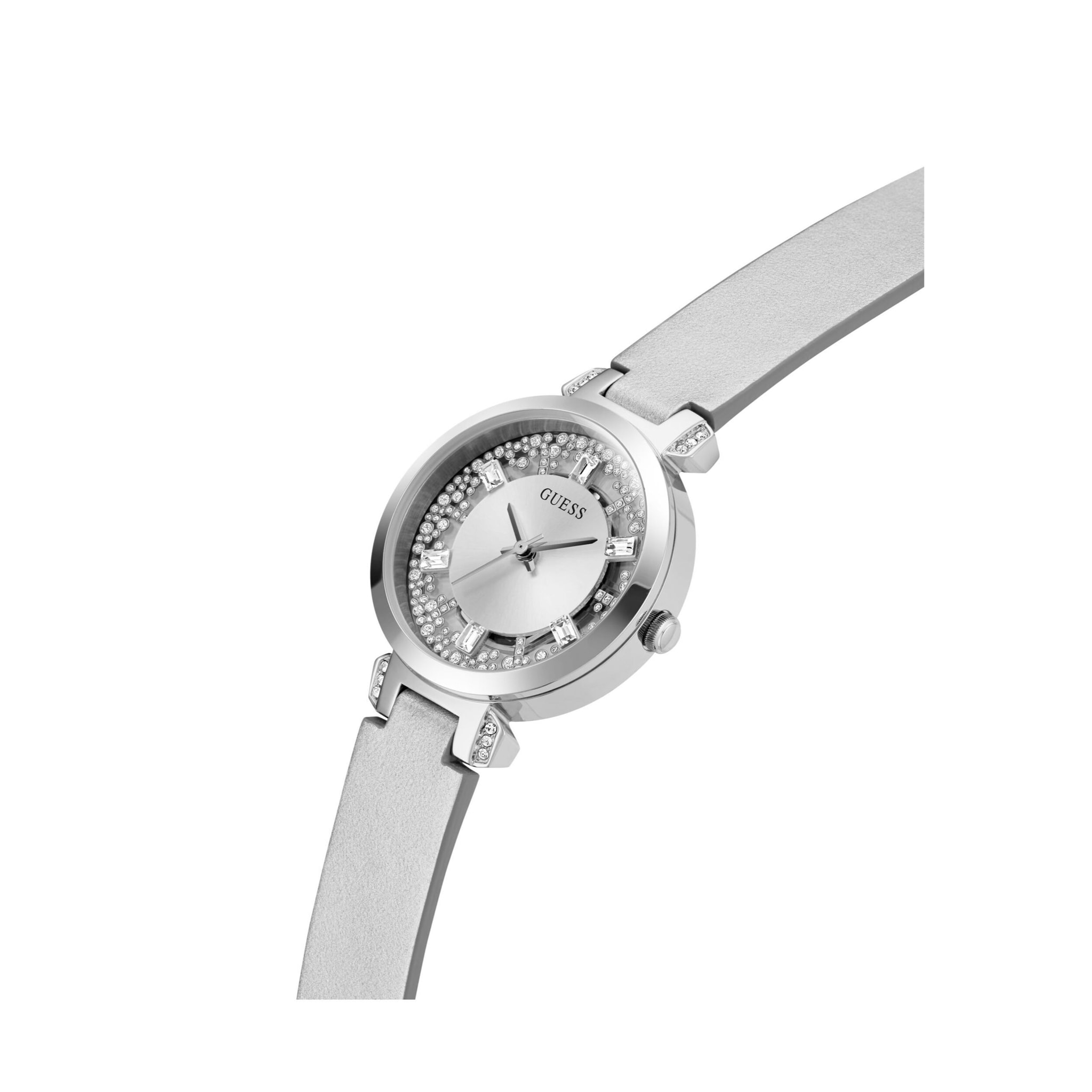 Guess Reloj Analógico De Cuarzo Crystal Clear