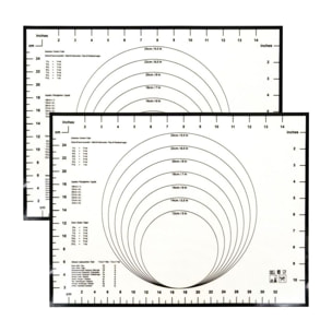 Ensemble de 2 Tapis de cuisson en silicone 40 x 30 cm Zenker Smart Pastry