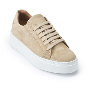 Sneaker British Passport Beige
