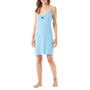 Camisón corto turquesa