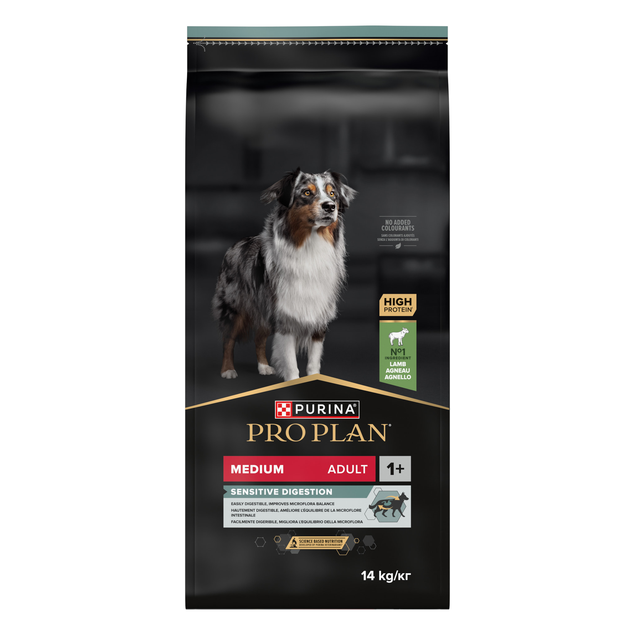 PRO PLAN Chien Medium Adult Sensitive Digestion Agneau 14KG