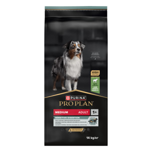 PRO PLAN Chien Medium Adult Sensitive Digestion Agneau 14KG