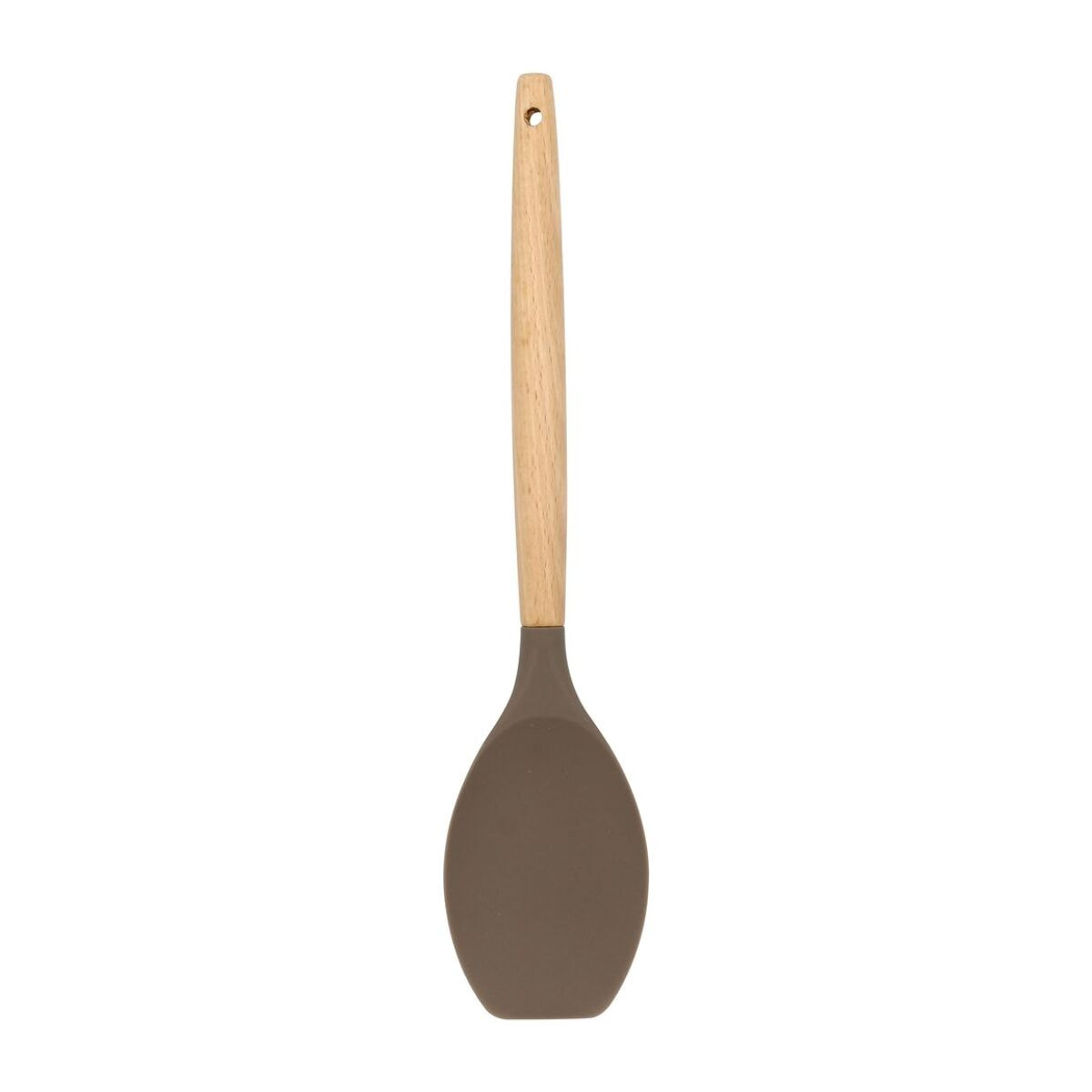 Spatule cuillère en silicone et manche en bois  ELIOTT