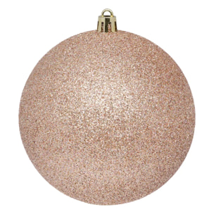 Lot de 4 boules D.10cm polystyrène recyclé nude