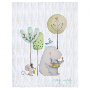 SET NORD+PROT 100% COT BORD RABBIT & MOON