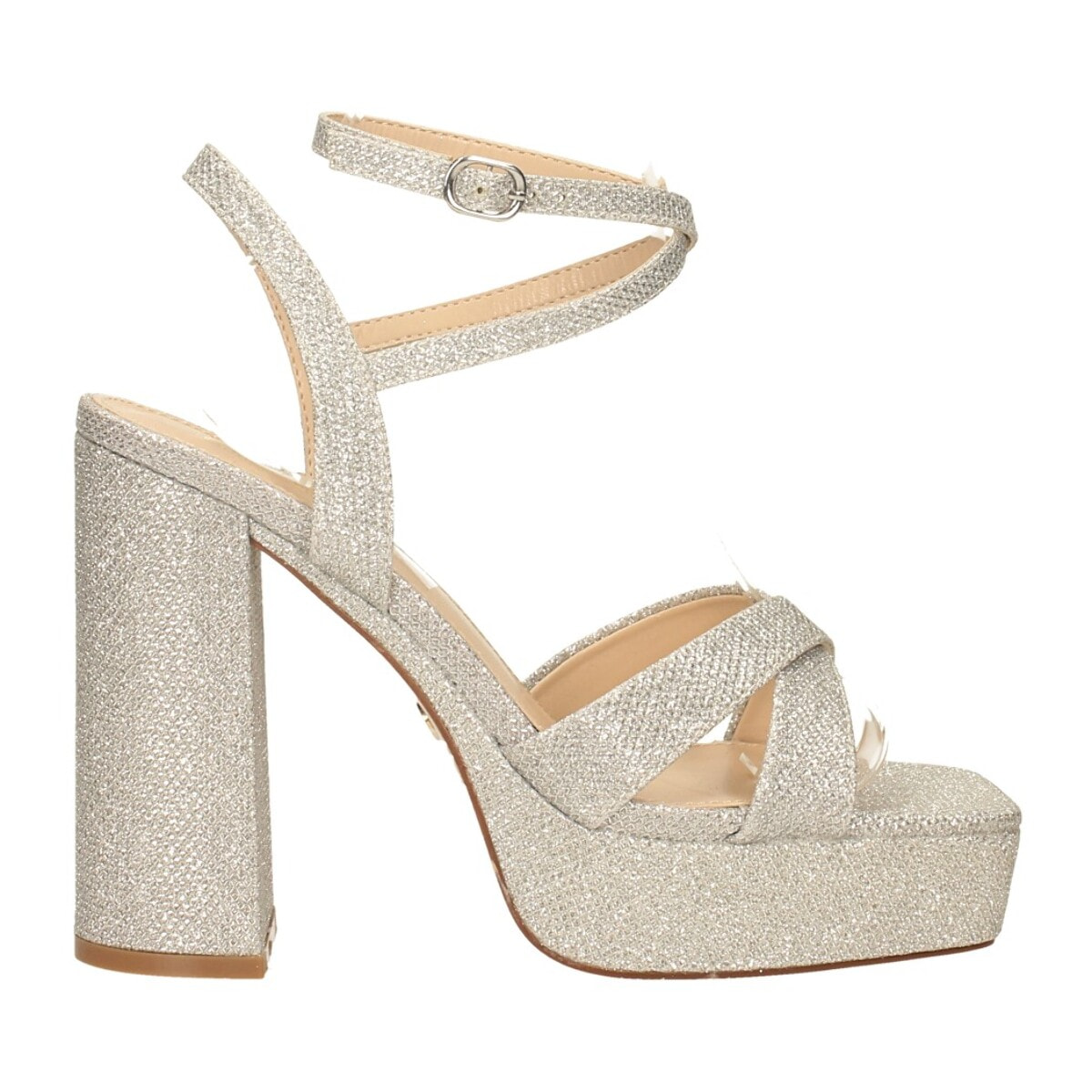 Sandali Donna Tata Italia Argentato