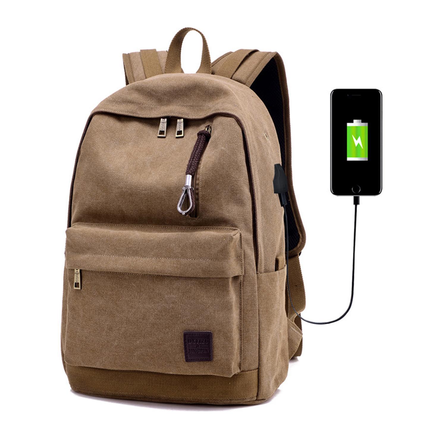 Mochila con cargador USB incorporado