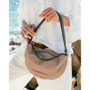 Bolso de hombro BIBA Beaver de piel