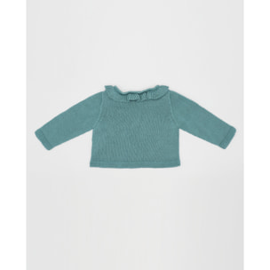 CHAQUETA VOLANTE VERDE