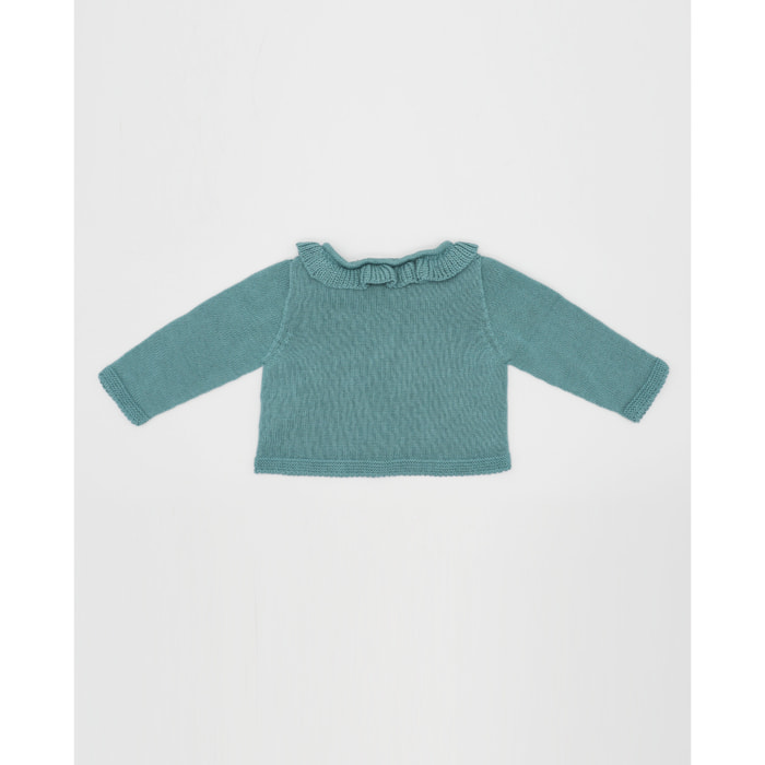 CHAQUETA VOLANTE VERDE