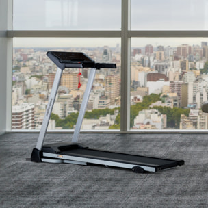 Mellerware - Cinta de Correr Plegable Wizzy! 15 Programas entrenamiento | Velocidad ajustable 14km/h | Inclinación Regulable | Pulsometro | Superficie Carrera 120x40cm | Peso max 100kg