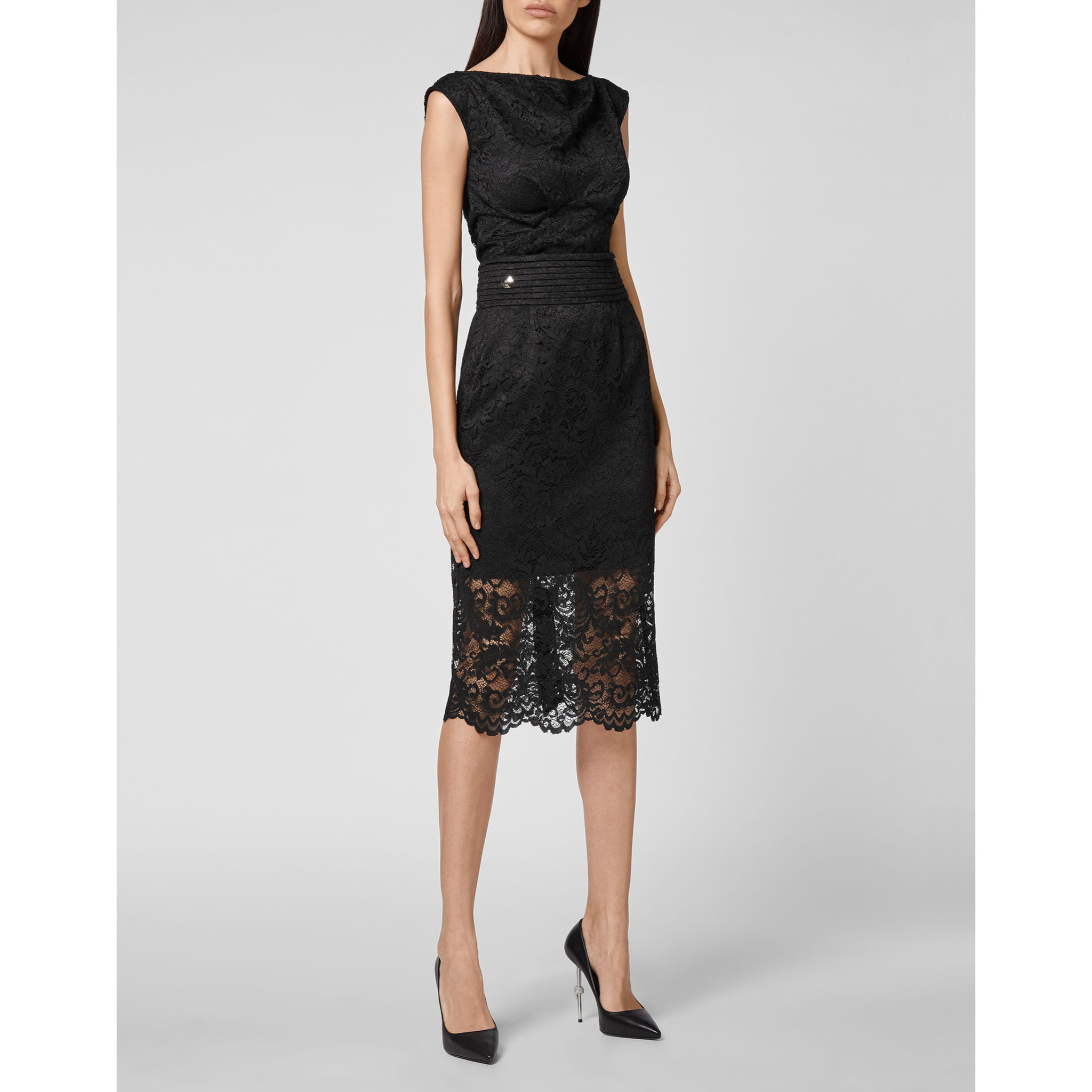 PHILIPP PLEIN Falda larga