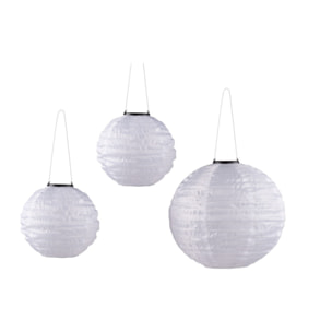 Lampion solaire - lot de 3