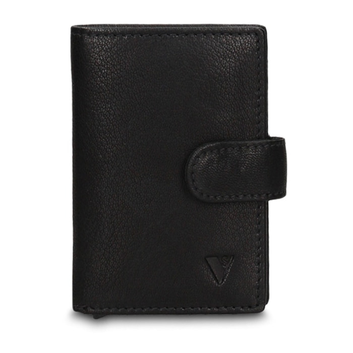 Portafoglio uomo in vera pelle - Modello Bastian Pro - Casual - 6.5 x 10.5 x 2.0 cm