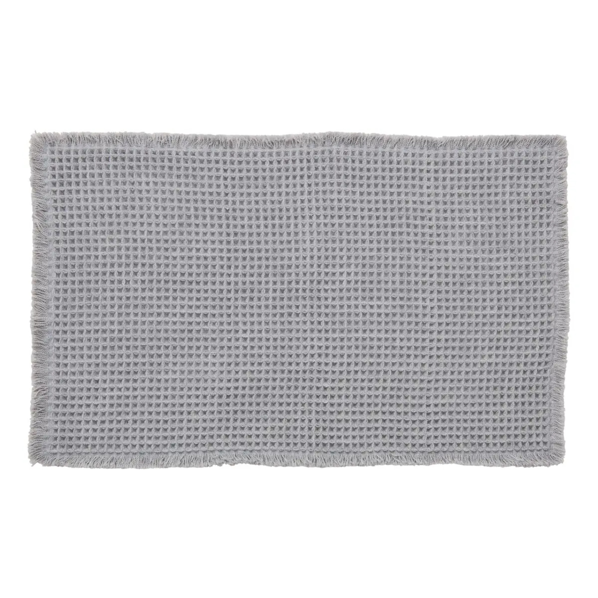Tapis Waffle 80x50cm gris
