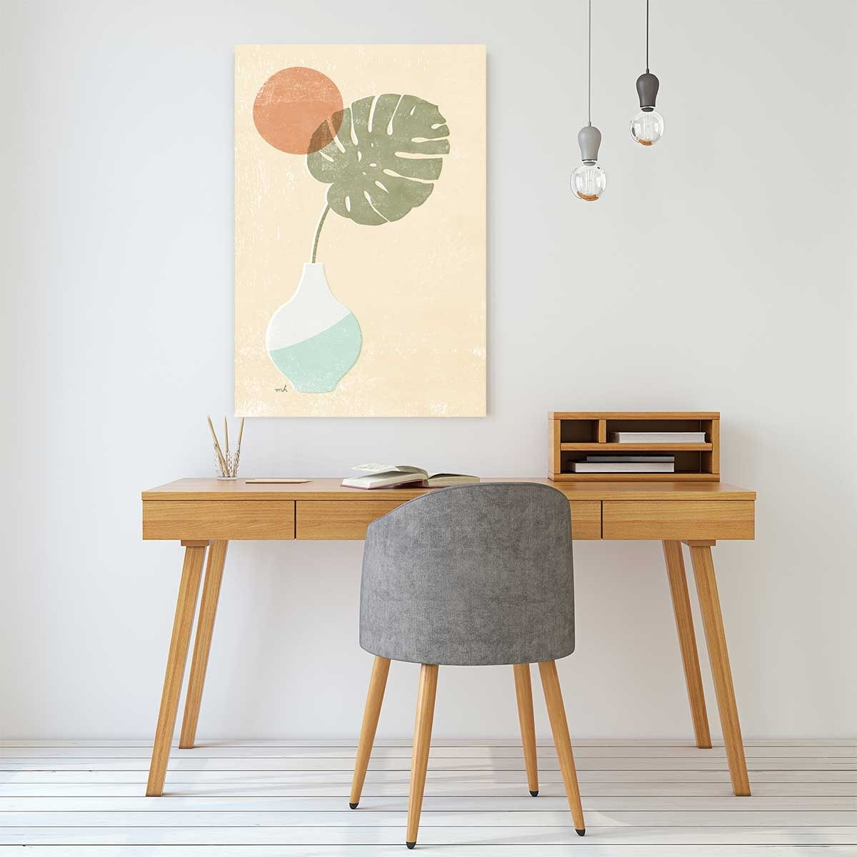 Tableau fleurs Monstera blush Tableau plexiglas