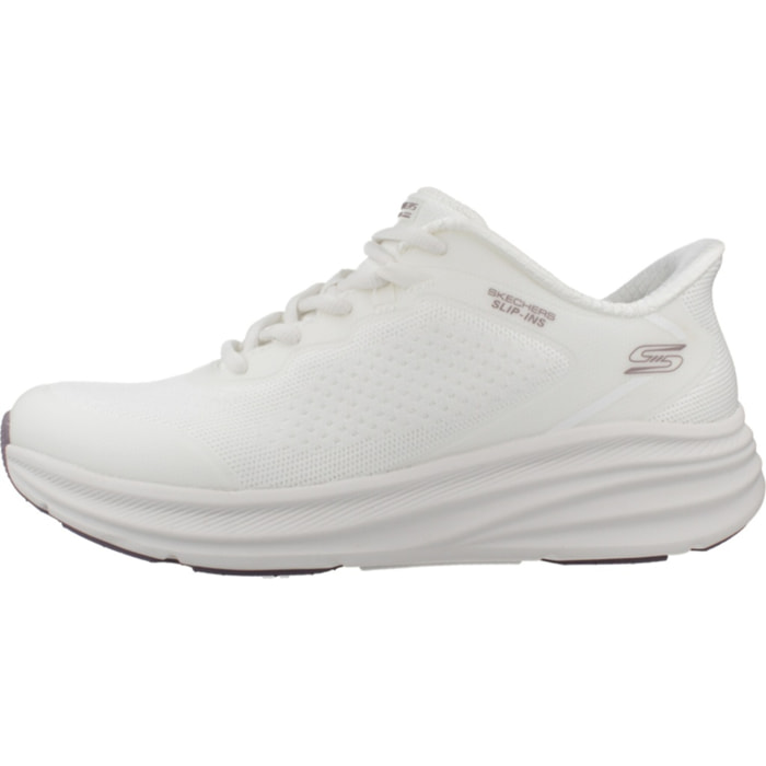 Sneakers De  Mujer Slip-ins Bobs Skillz Too Essential Blanco