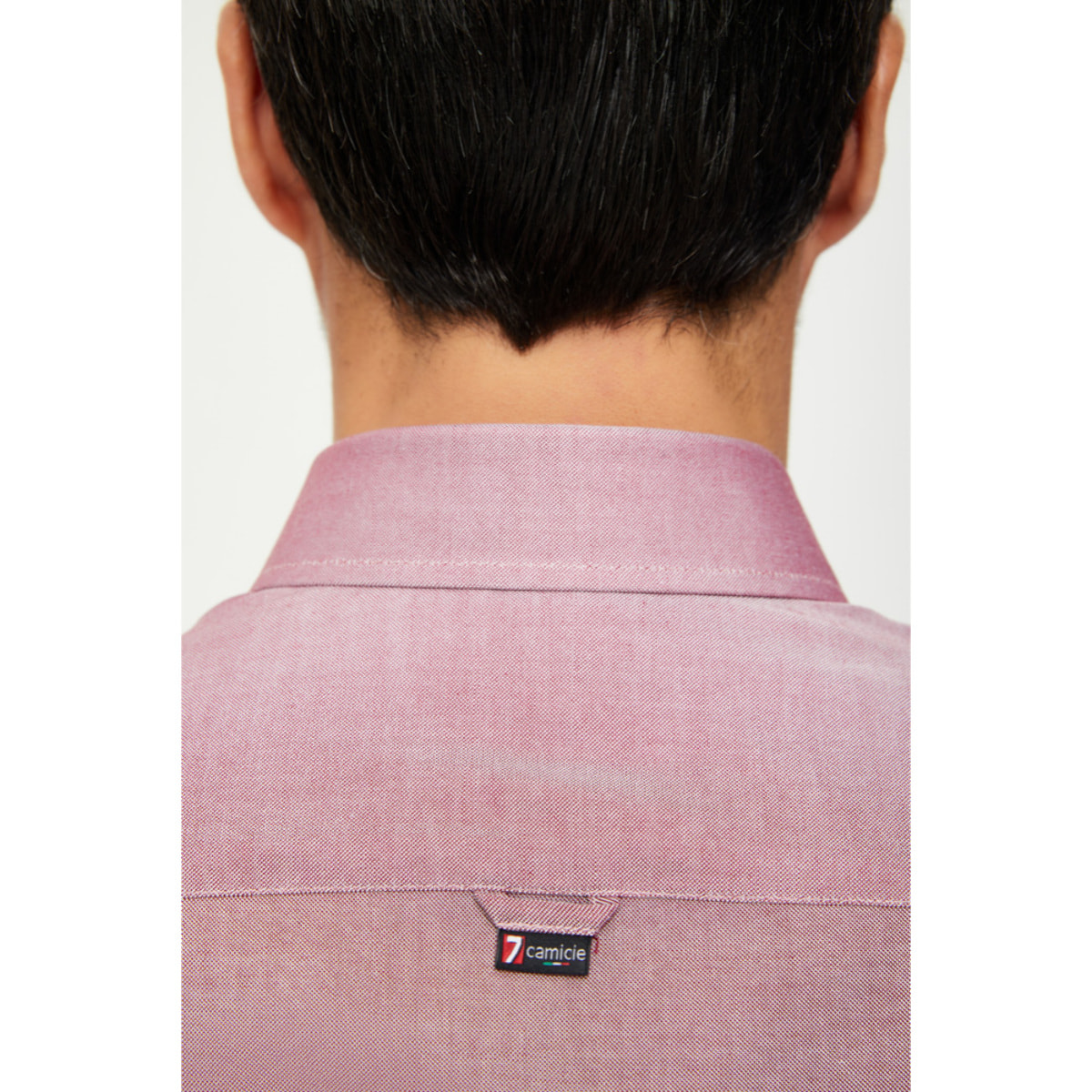 Camicia Uomo 1 Bottone Button Down Slim Cotone Unito Lilla