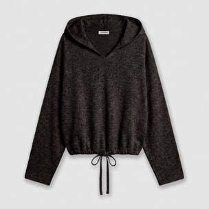 Set sudadera falda angorina gris marengo
