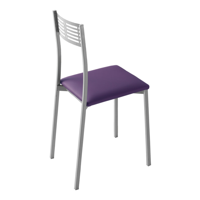 Set de 4 sillas – Polipiel con diseño minimalista