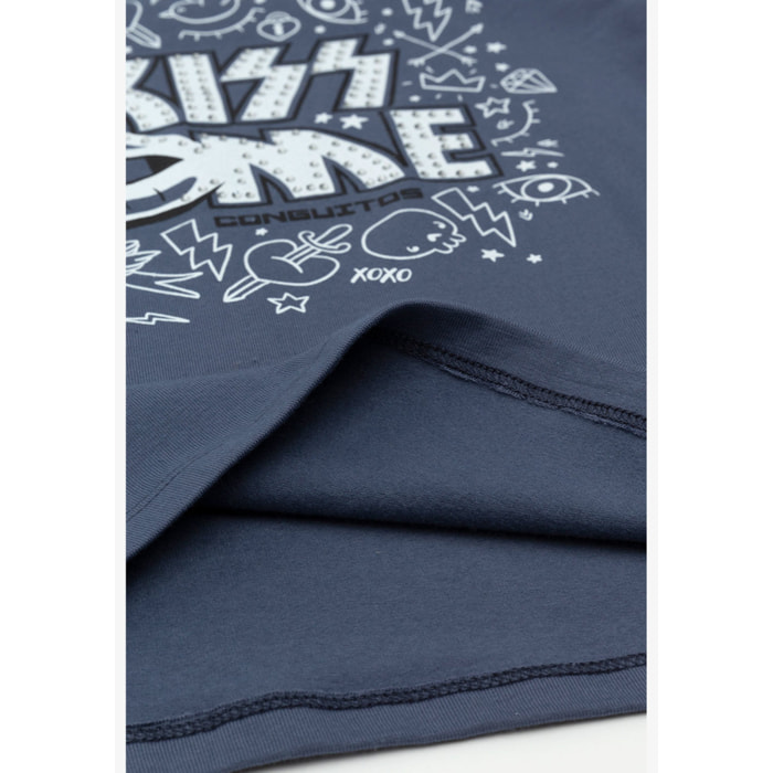 Conguitos - T-shirt a maniche corte casual stampata