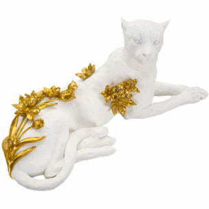 LEOPARDO WHITE/GOLD CM 53X21,5X24
