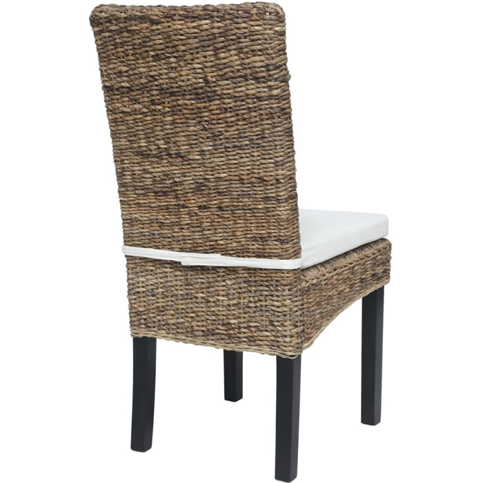 Silla de Rattan Natural 48 Cm Estilo Colonial Natural