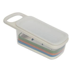 Râpe Colors 4 lames et bac récupérateur