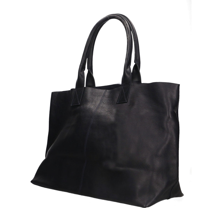 Borsa Shopper da donna - Modello Morea - Vera Pelle - 32.0 x 37.0 x 18.0 cm