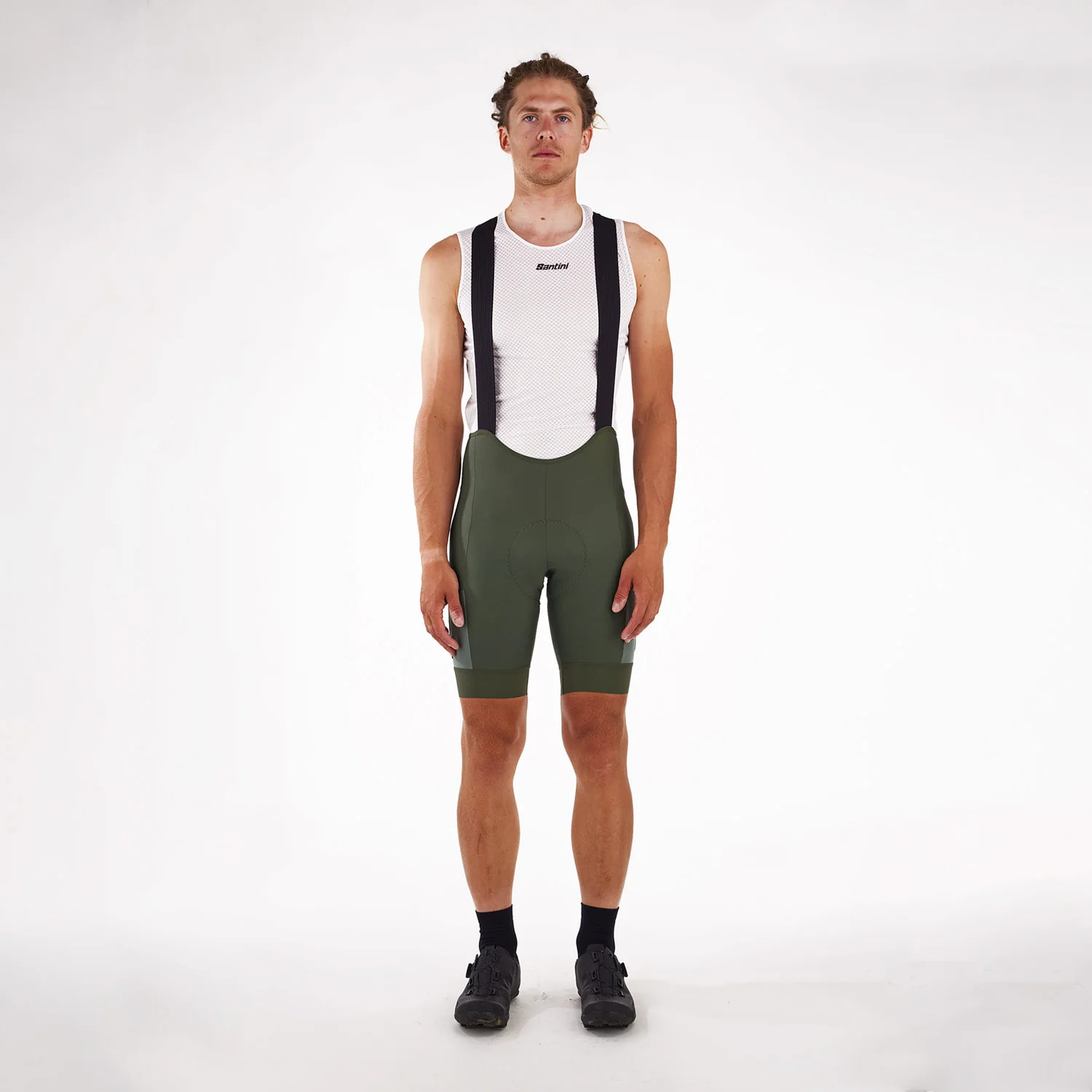 Gravel Men's Bib Shorts - Vert Militaire - Verde Militare