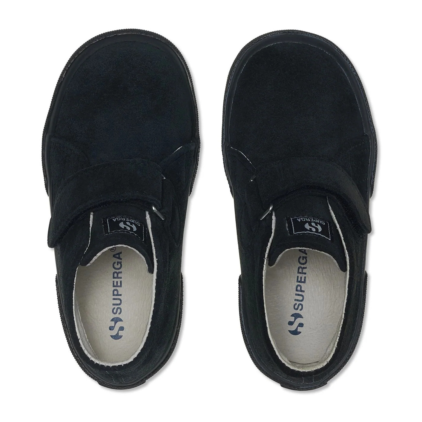 Superga - Stivaletti Bambino Nero - 2173 Kids Strap Suede