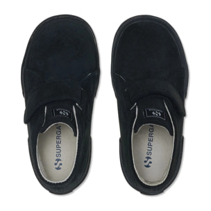 Superga - Stivaletti Bambino Nero - 2173 Kids Strap Suede
