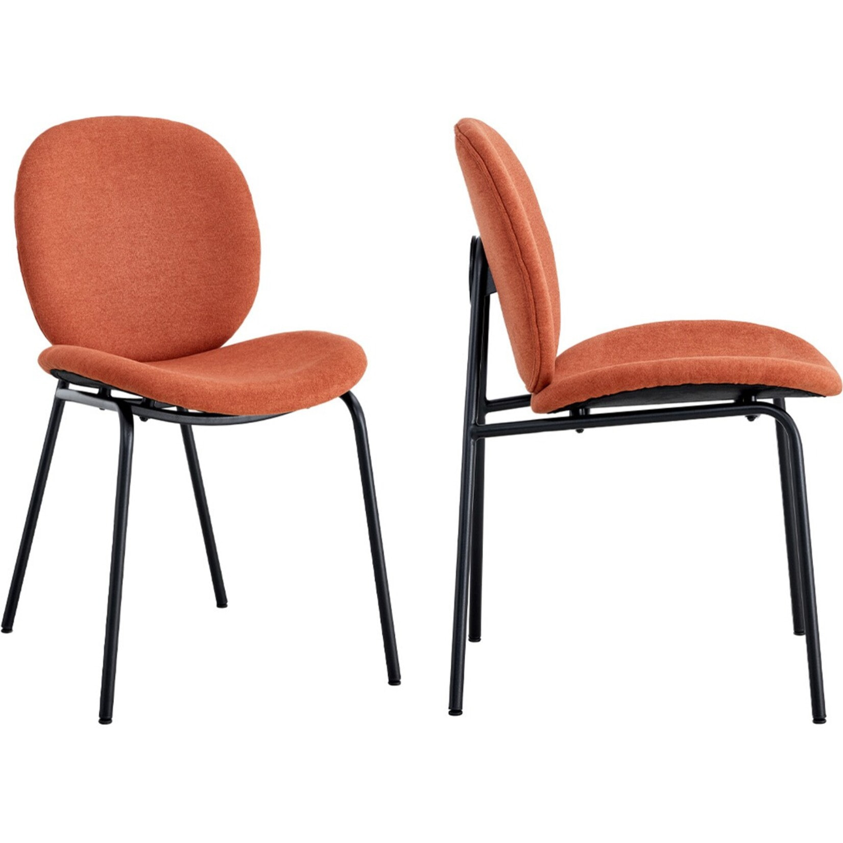 Lot de 2 chaises en tissu - BOREAL