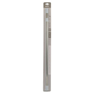 Barre tringle pour rideau de douche ou baignoire extensible en Inox 140-260cm Chromé MSV