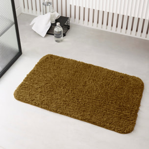 Tapis de bain tufté uni ESSENTIAL bronze