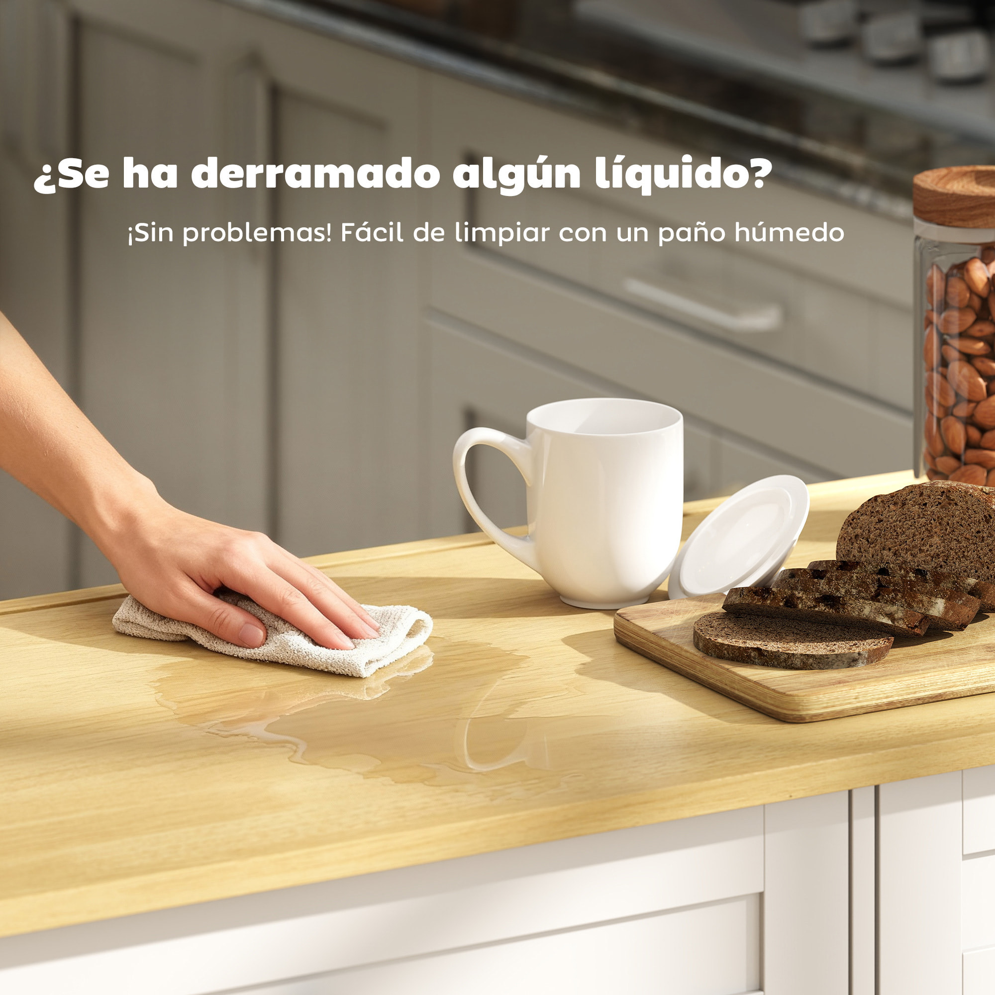 Isla de Cocina con Ruedas, Encimera Plegable, Carro de Cocina con 2 Puertas con Cierre Suave, 2 Cajones, 6 Estantes Abiertos, Blanco