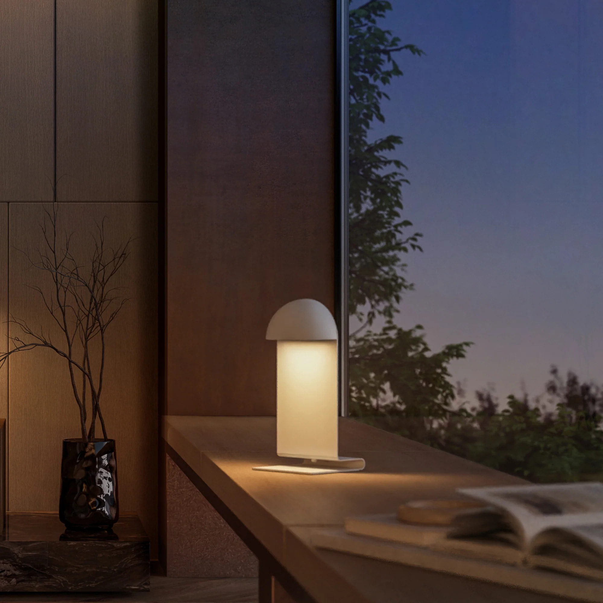 Lampe de table design MIDI H28,2cm