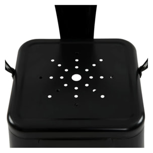 Lot de 2 chaises pour îlot central 67 cm en métal noir mat - Indus