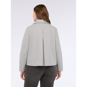 Fiorella Rubino - Chaqueta corta de tejido de punto - Gris