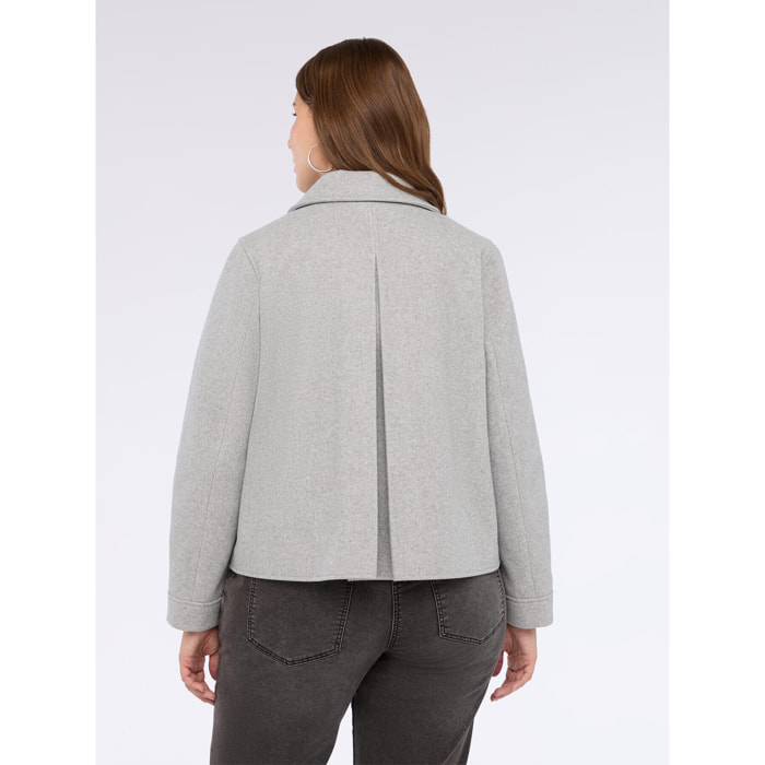Fiorella Rubino - Chaqueta corta de tejido de punto - Gris