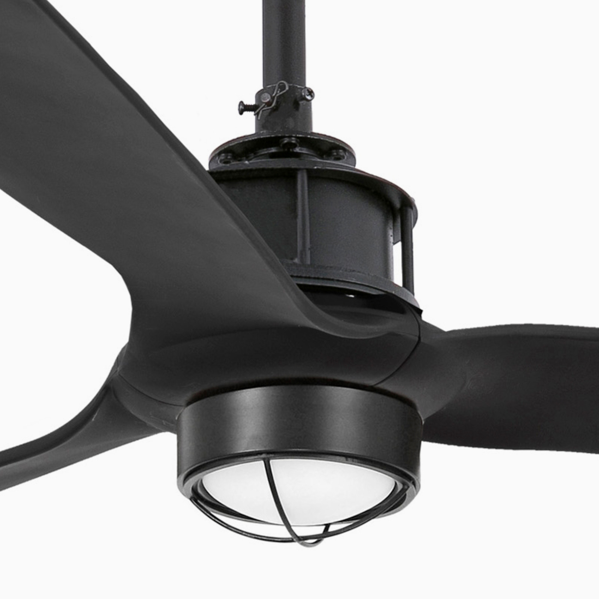 JUST FAN M LED Ventilatore a soffitto nero opaco