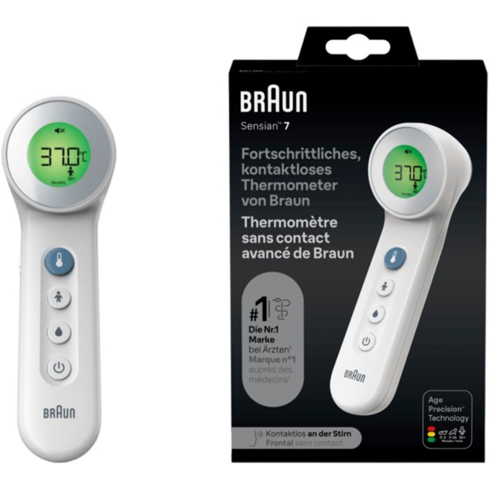 Thermomètre BRAUN sans contact BNT400WE