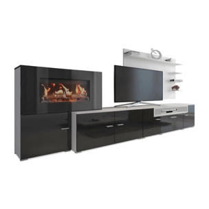 Salón Olympo Blanco - Negro